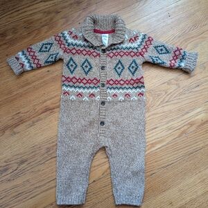 Carter's Brown Patterned Bodysuit